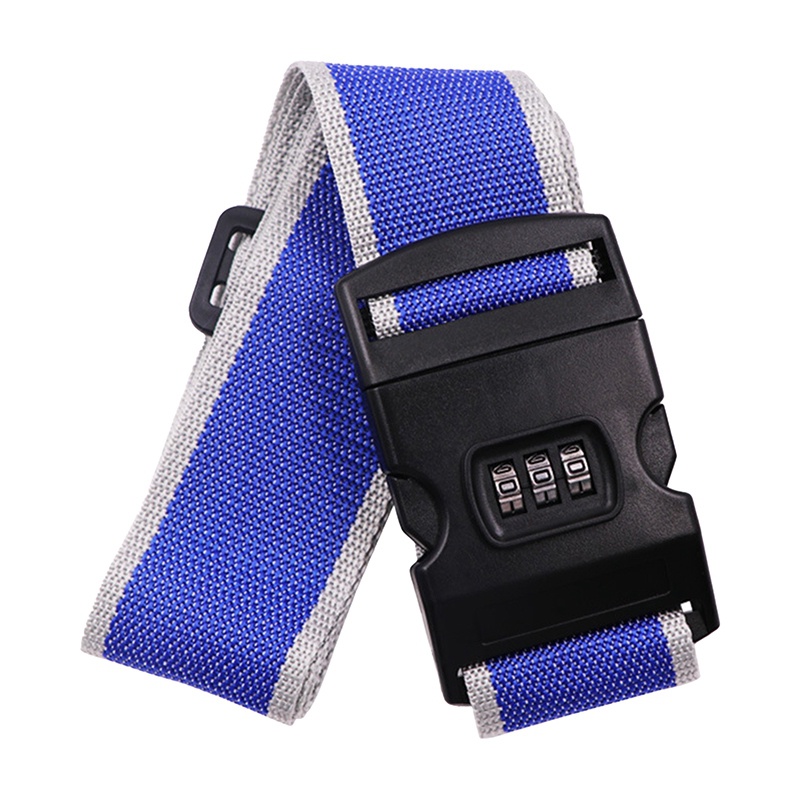 Dl Dây Đai Cố Định Hành Lý Hình Chữ Thập Có Khóa Mật Khẩu Co Giãn