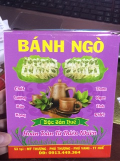 Bánh ngò (lá mùi) huế