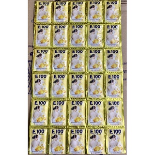 Sữa tắm trắng da E100 vàng 10 dây (120 gói)