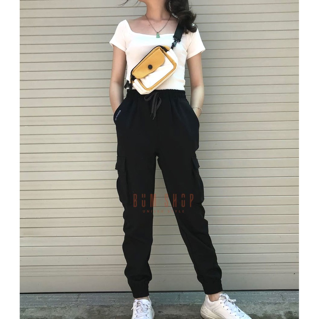 Quần Jogger Túi Hộp Nữ phong cách | BigBuy360 - bigbuy360.vn