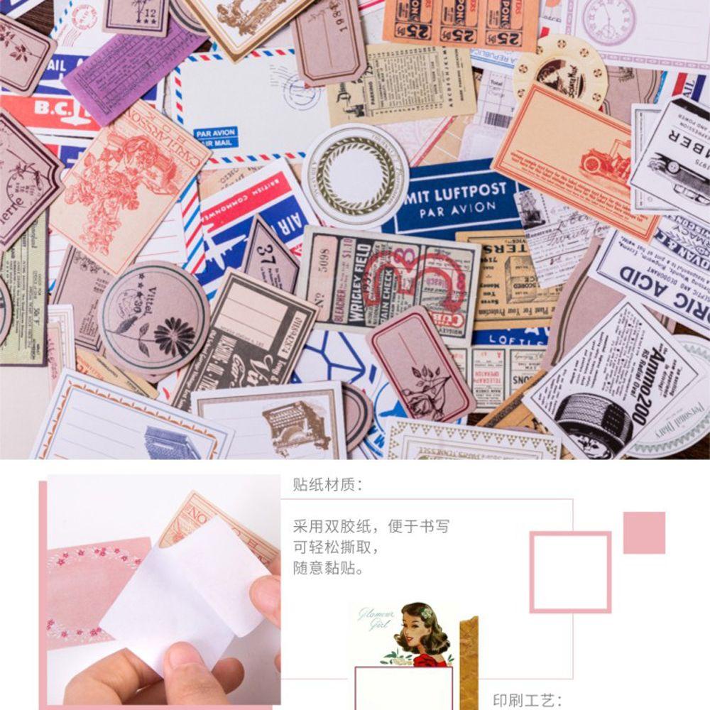 Bộ 60 Miếng Dán Ghi Chú / Giấy Ghi Chú Trang Trí Sổ Tay / Văn Phòng / Trường Học