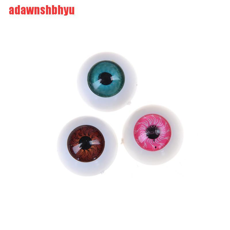 [adawnshbhyu]10pcs(5pairs 20mm Half Round Doll Eyes Bjd Doll Troll Eye 3 Colors To Choose