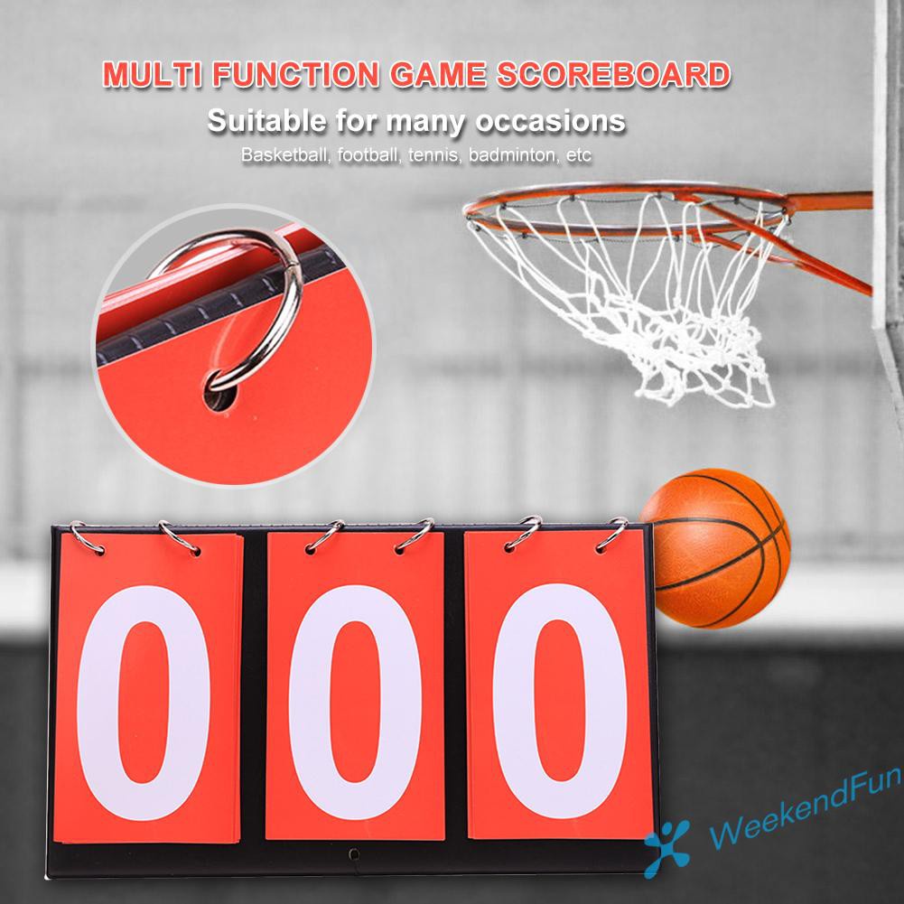 【COD】2/3/4 Digit Referee Scoreboard Sports Soccer Basketball Tennis Score Tablet