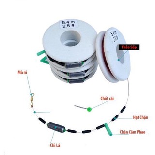 Trục câu đài buộc sẵn - trục câu đài giá rẻ