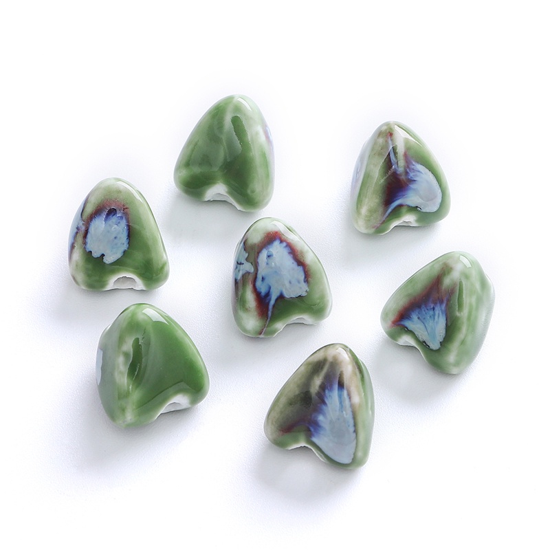Set 5 hạt sứ 14x14x14mm làm trang sức thủ công