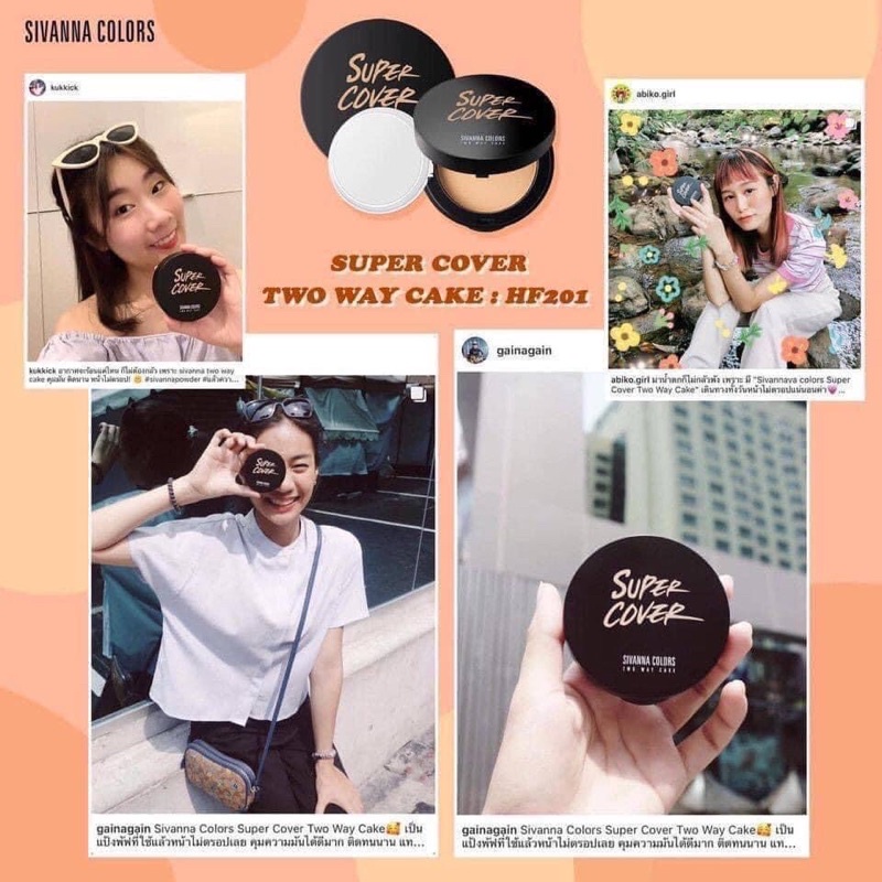 Phấn nền Sivanna Super Cover | BigBuy360 - bigbuy360.vn