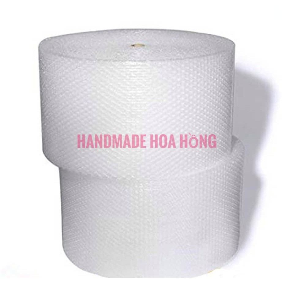 1 mét bóng khí - xốp nổ - gói hàng - bọc hàng - màu trắng - kích thước: 20cm x 100cm