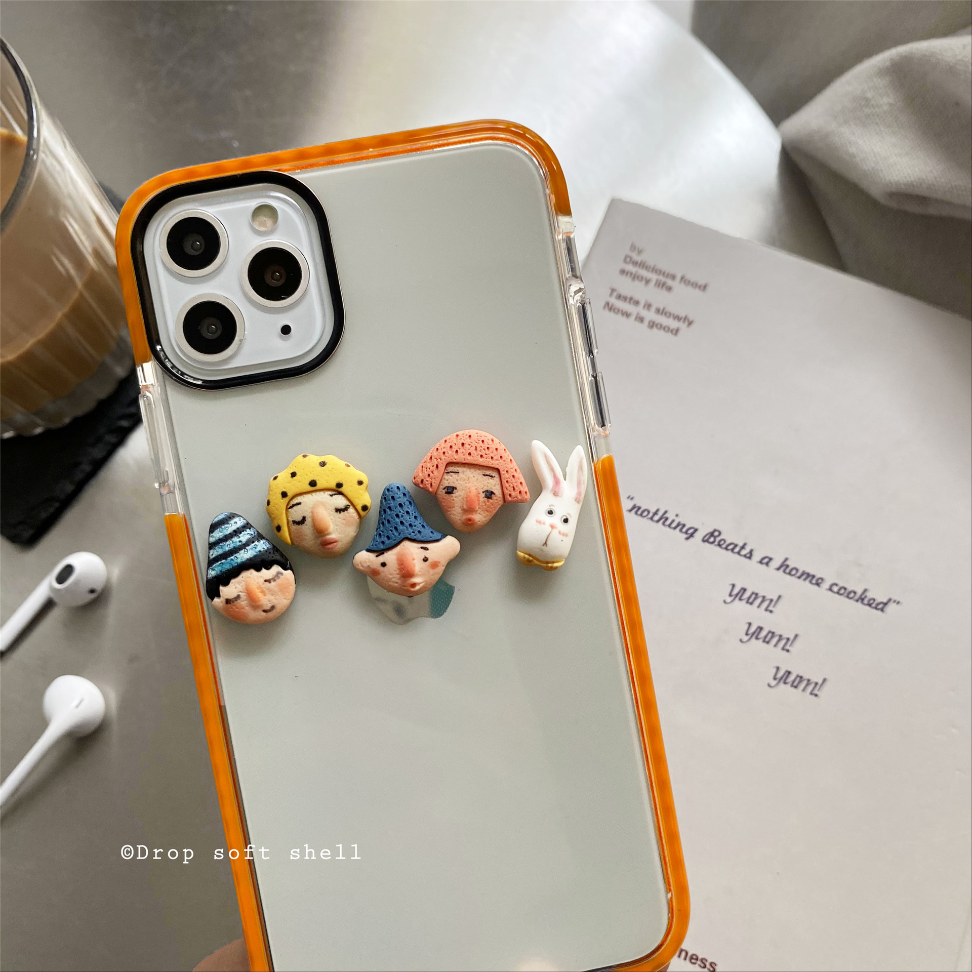 Ốp Điện Thoại Silicon Mềm Hình Búp Bê Đơn Giản Cho Iphone 12 11 7plus 8 Xr Xsmax | BigBuy360 - bigbuy360.vn