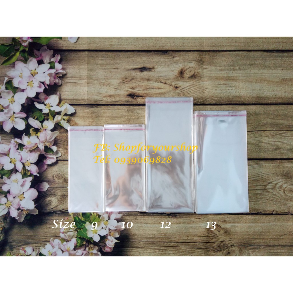 500g TÚI OPP DÁN MIỆNG