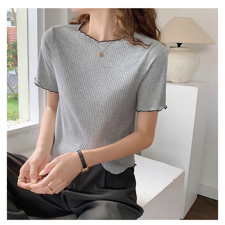 Áo thun NZN tay ngắn cổ tròn thời trang mùa hè dành cho nữ