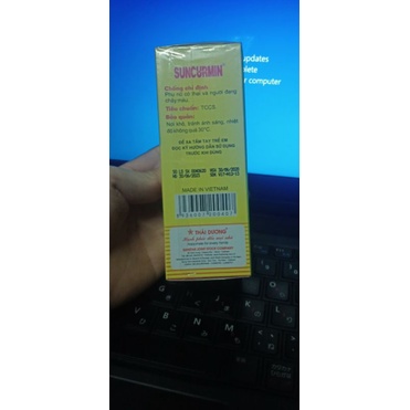 SUNCUMIN SIRO Viêm Lóet Dạ Dày,Tá Tràng,Vùng Dạ Dày Trướng Đau,Ợ Hơi,Ợ Chua,HP,Trào Ngược Dạ Dày SAO THÁI D