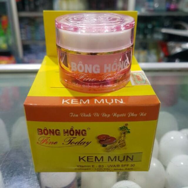 Kem mụn bông hồng