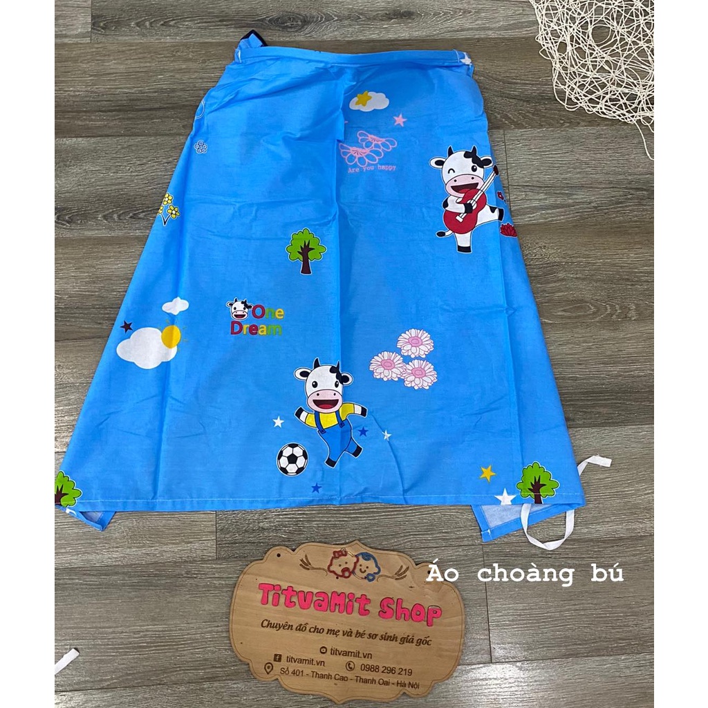 Khăn choàng cho bé bú, áo choàng bé bú