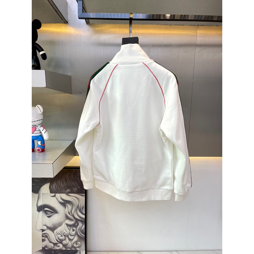 Áo khoác dài tay khóa zip thời trang cao cấp Gucci GG GC phong cách trẻ trung, thời thượng
