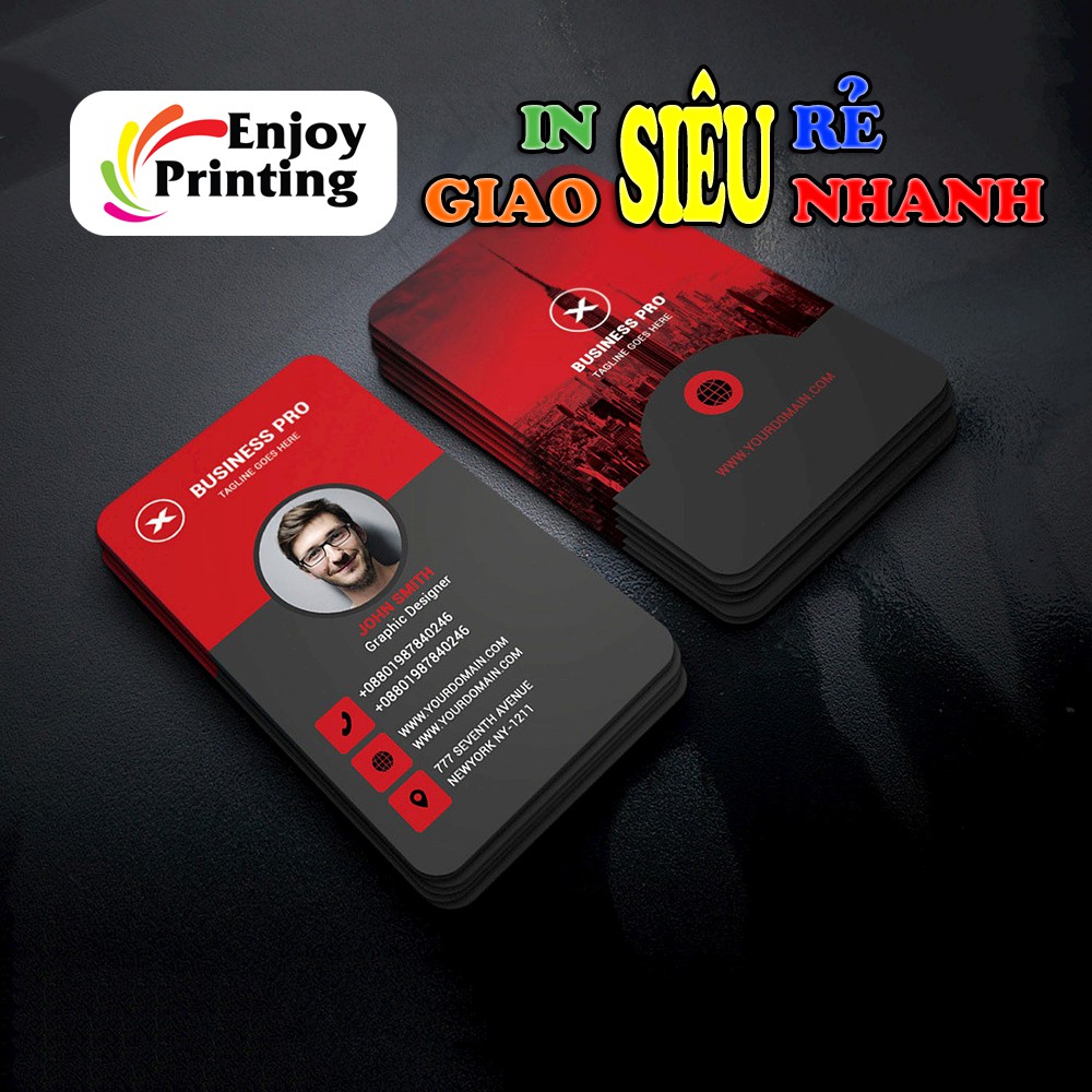In namecard 🚀FREESHIP🚀 in danh thiếp chất lượng cao Siêu Rẻ Siêu Nhanh - Enjoy Printing -