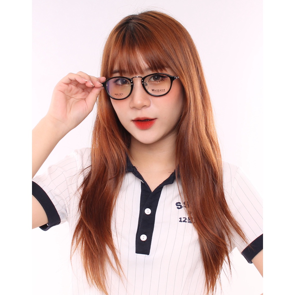 Gọng kính TR90 phối càng hợp kim cao cấp bền đẹp thời trang – hàng chính hãng Oues 9070
