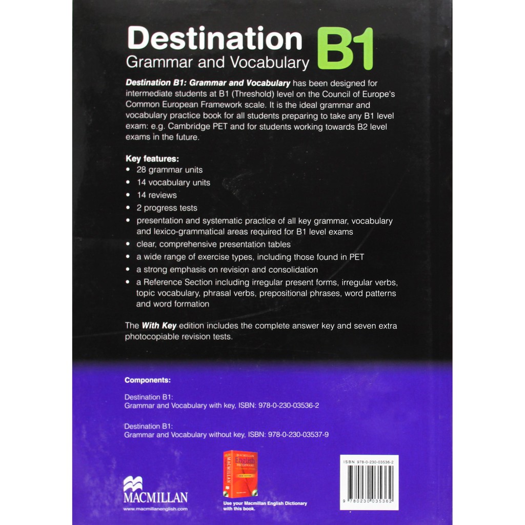 Sách - Destination B1 - Grammar and Vocabulary (Kèm Đáp Án)