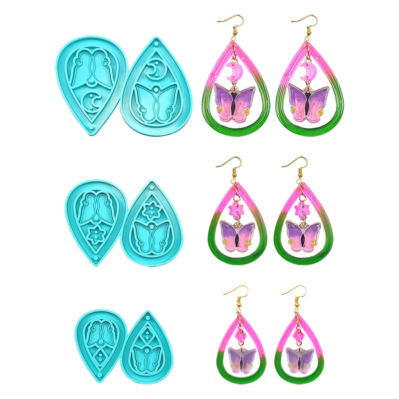 Khuôn Làm Trang Sức Hình Bướm / Mặt Trăng / Ngôi Sao