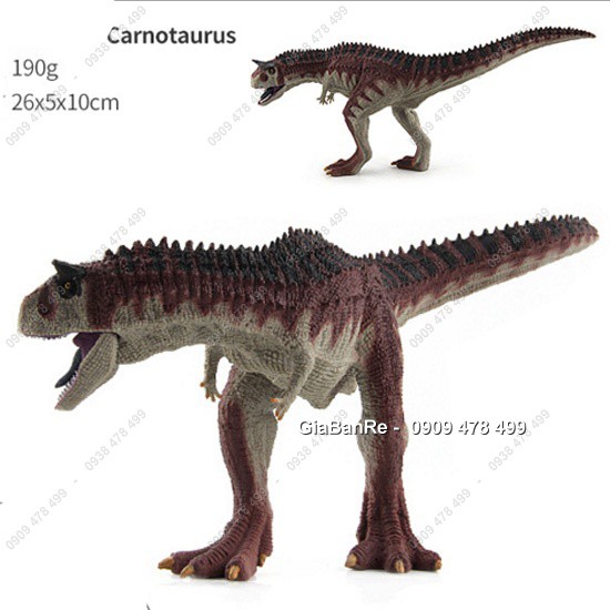 Mô Hình Khủng Long Sừng Ác Quỷ Carnotaurus Cúi Đầu - Size Trung - 77232