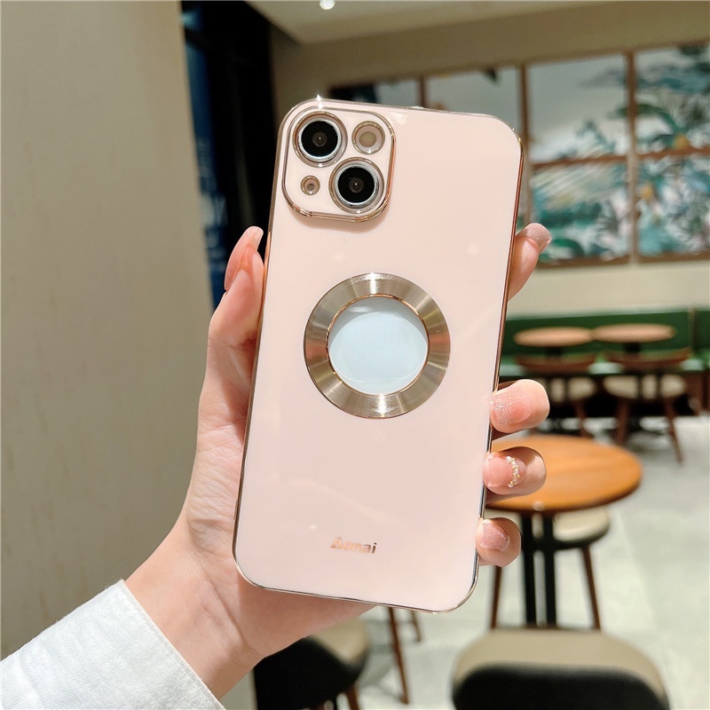 Ốp Điện Thoại Không Dây Mạ Sạc Cho iPhone 13 12 11 Pro Max