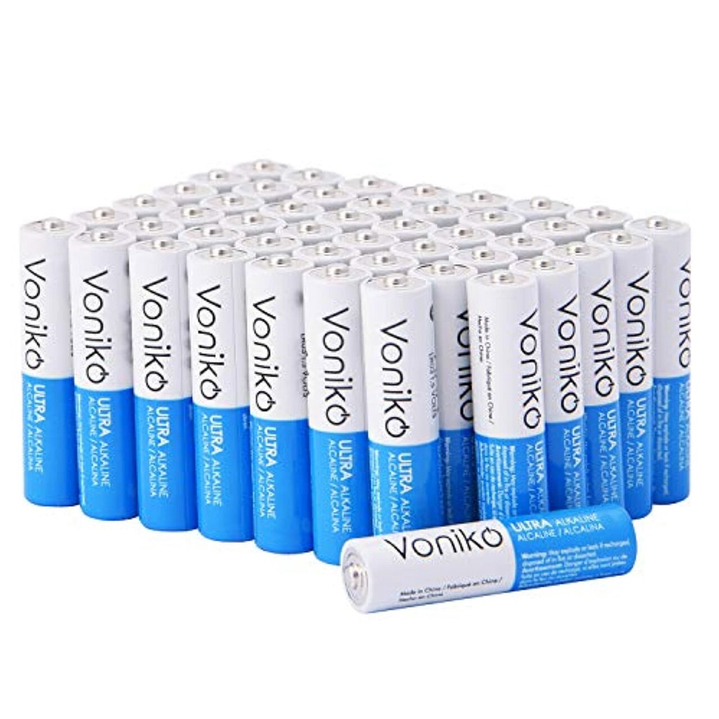 Pin Voniko  AA, Pin AAA USA Mỹ Giá Tốt - Pin AA  Alkaline  Vỉ 2 Viên Cao Cấp Chính Hãng - Lỗi 1 Đổi 1