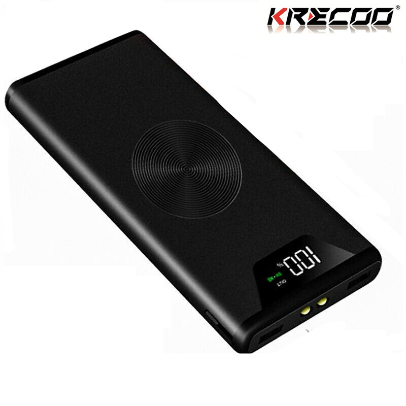 Pin sạc dự phòng không dây Krecoo có cổng sạc USB 30000mah 18w