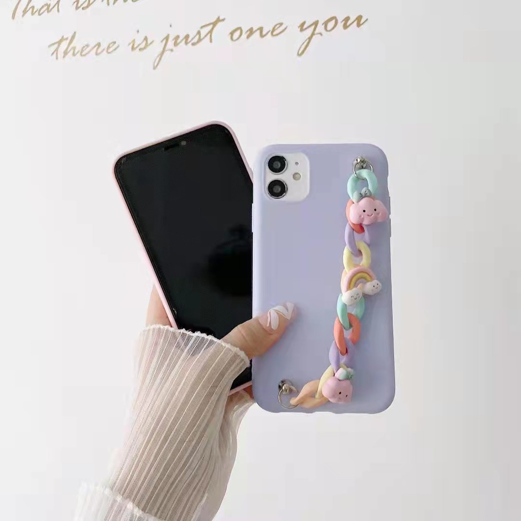 Ốp điện thoại TPU mềm có dây đeo cho OPPO Reno 6Z 5G 6 5Z 5 5F 4Z 5G 4F 4 SE 3 Pro 2 2Z 2F