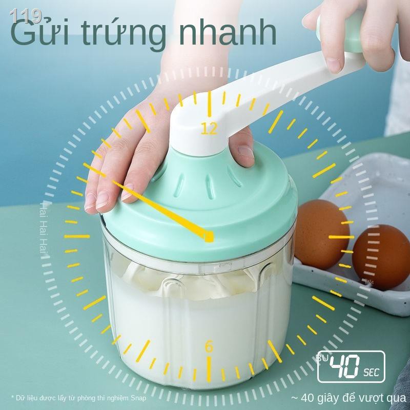 KMáy đánh trứng gia dụng điện Nhà bếp nhỏ Phiên bản gia đình Máy đánh kem tự động Dụng cụ làm bánh Máy trộn cầm tay