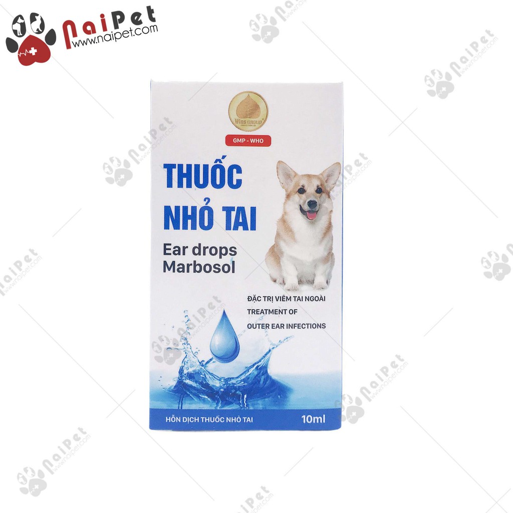 Dung Dịch Nhỏ Tai Viêm Tai Ngoài Ear Drops Marbosol Wins Group 10ml