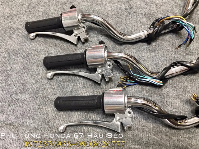 Combo ghi đông cds loại dày xi bóng chắn chắn