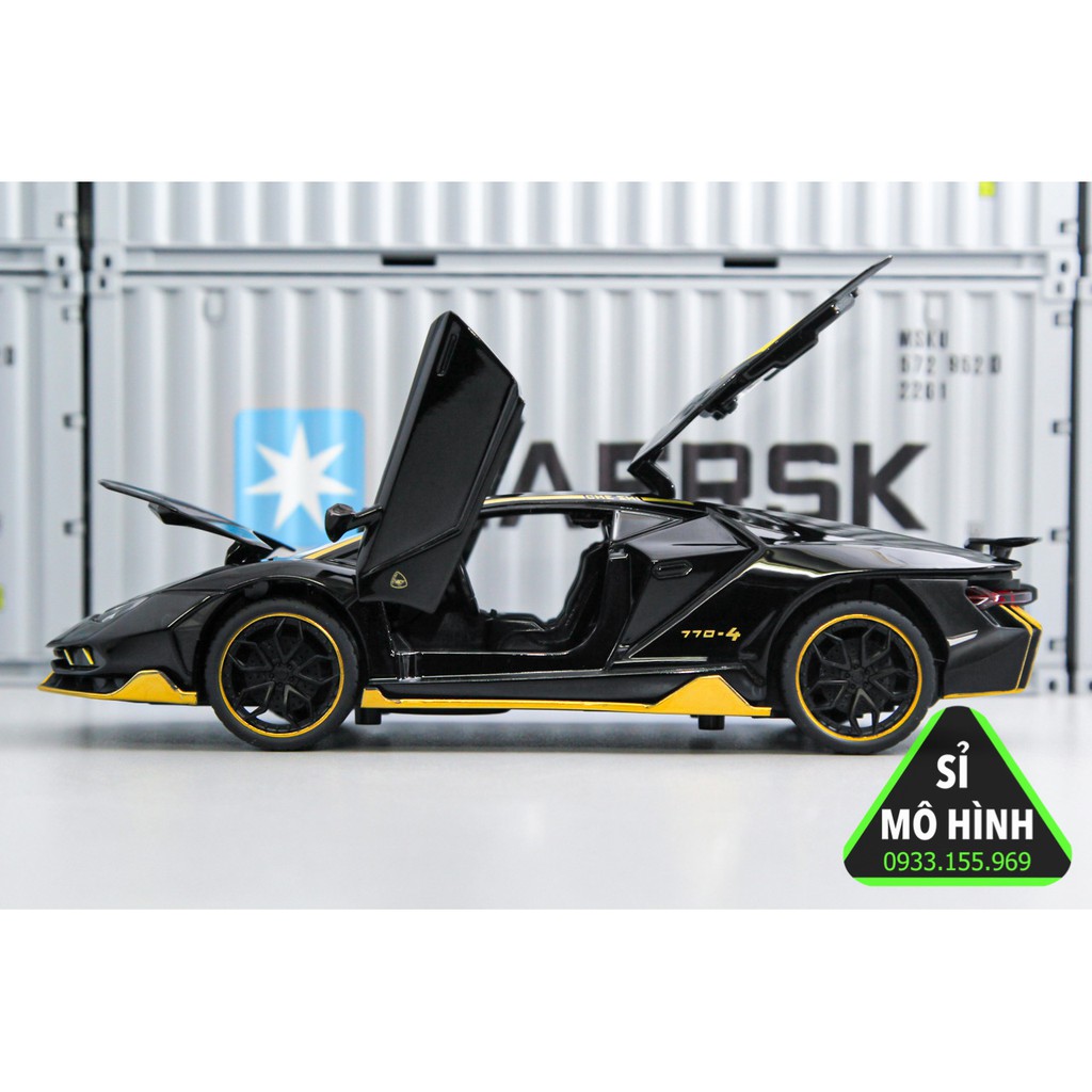 Mô hình xe Lamborghini Centenario 1:24 Đen