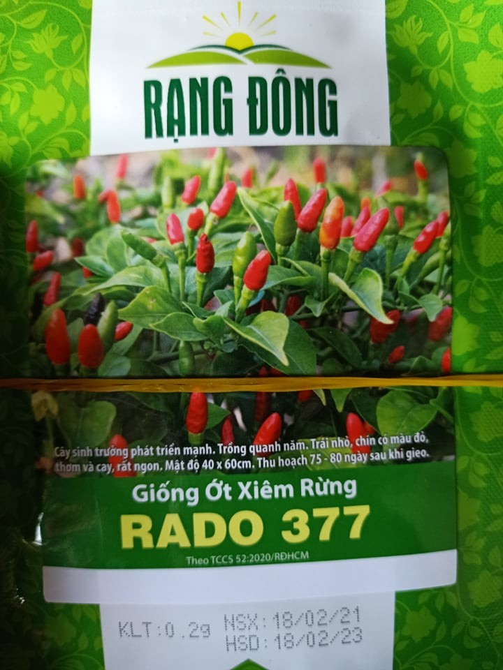 Hạt Giống Ớt Xiêm Rừng