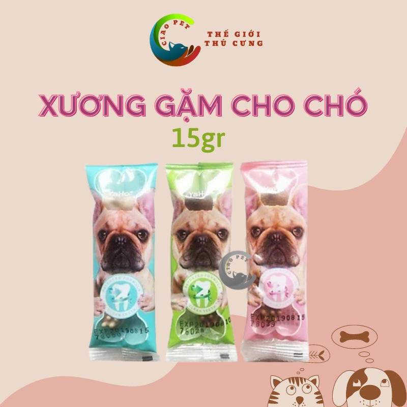 [15g] Xương gặm sạch răng cho chó Yaho