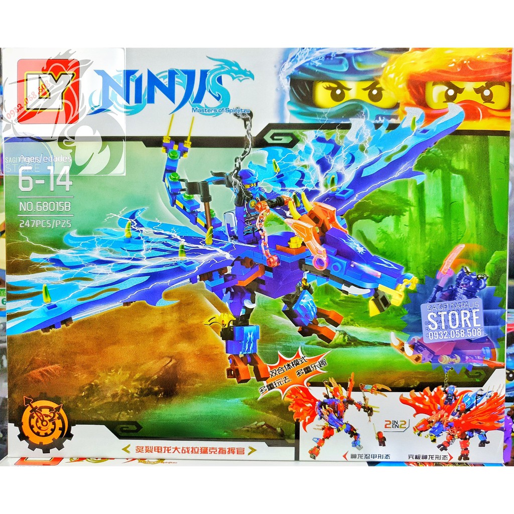 LEGO NinjaGo Lắp Ráp Robot Rồng Sấm Sét LY-68015B