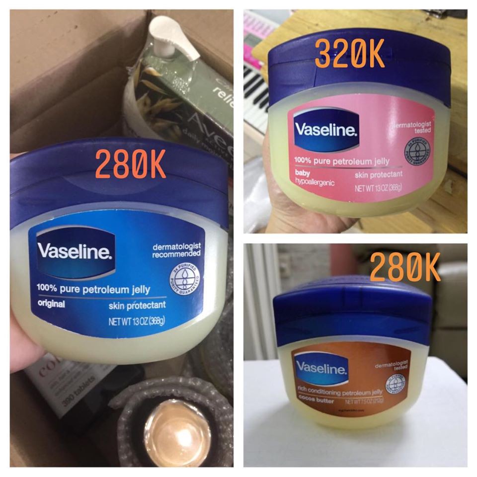 Sáp Dưỡng Ẩm Vaseline 368g Mỹ