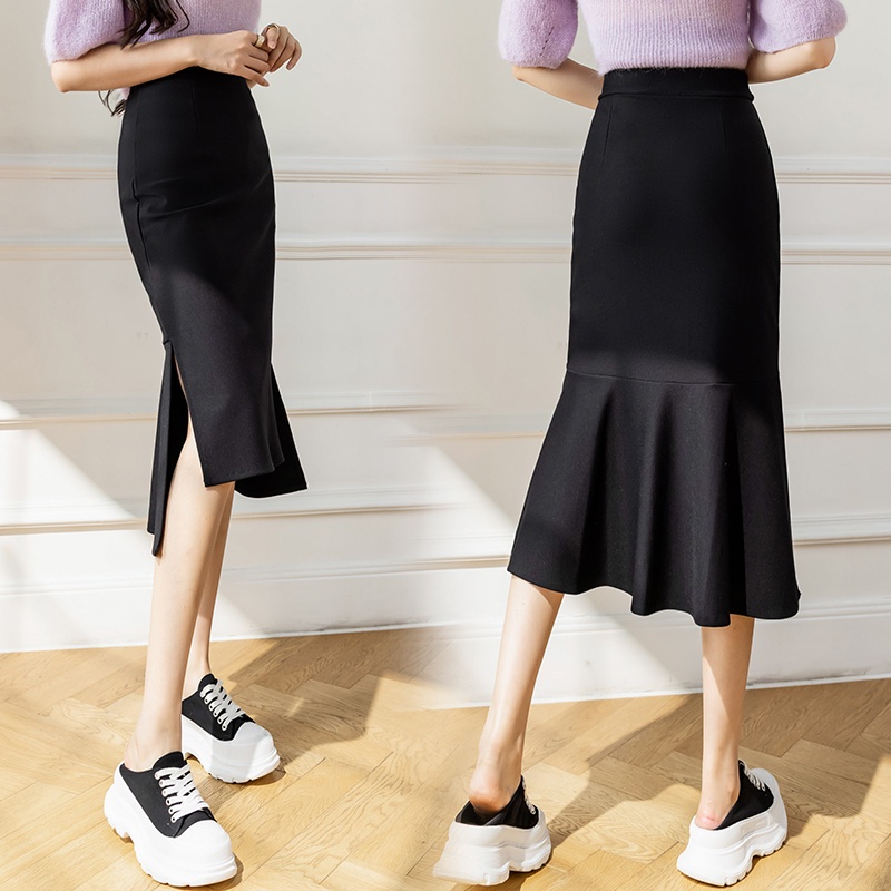 Chân Váy Đuôi Cá Dài Lưng Cao Thời Trang Dành Cho Nữ