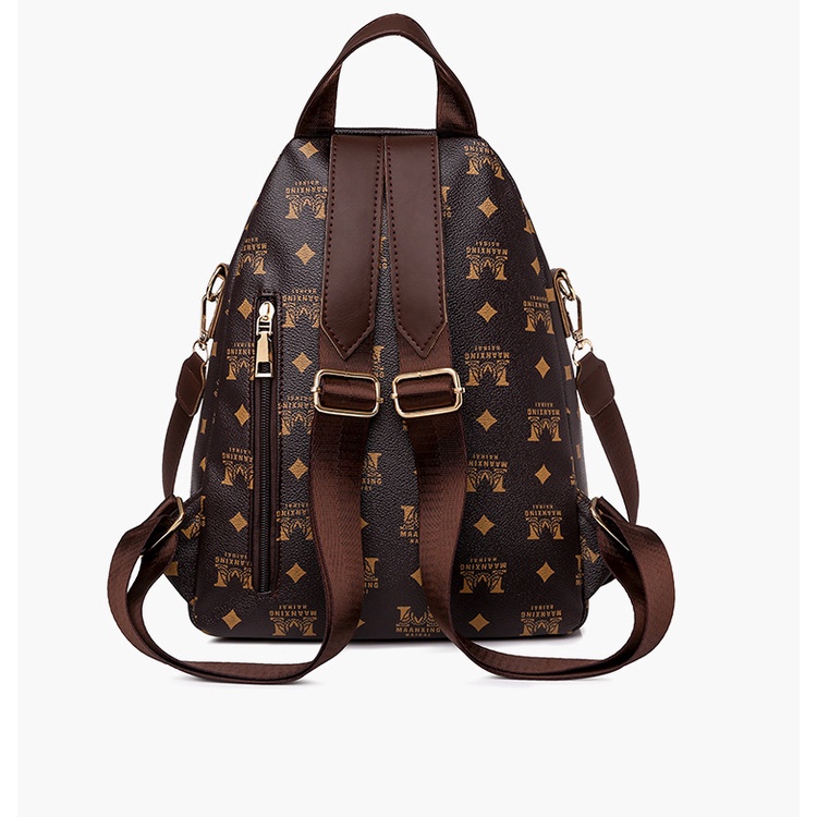 Balo da CHUWANGLIN in chữ thời trang vintage