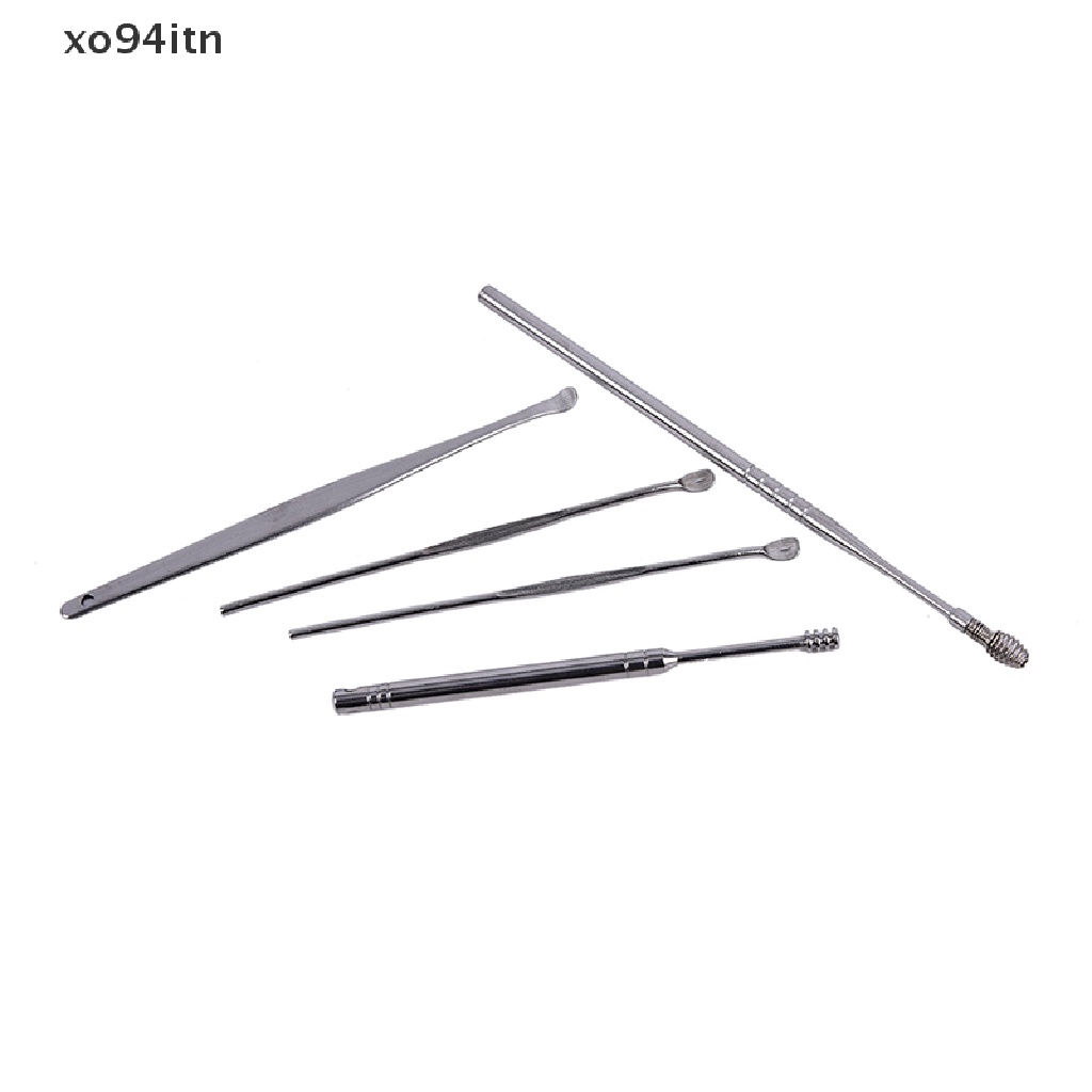 Set 5 Dụng Cụ Lấy Ráy Tai Bằng Thép Không Gỉ