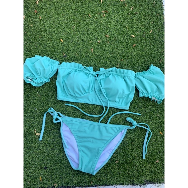BIKINI 2 mảnh Tay bồng quần chíp sexy đi biển đi bơi bikini hiền hồ quảng châu có sẵn chất lượng Jami - MM13