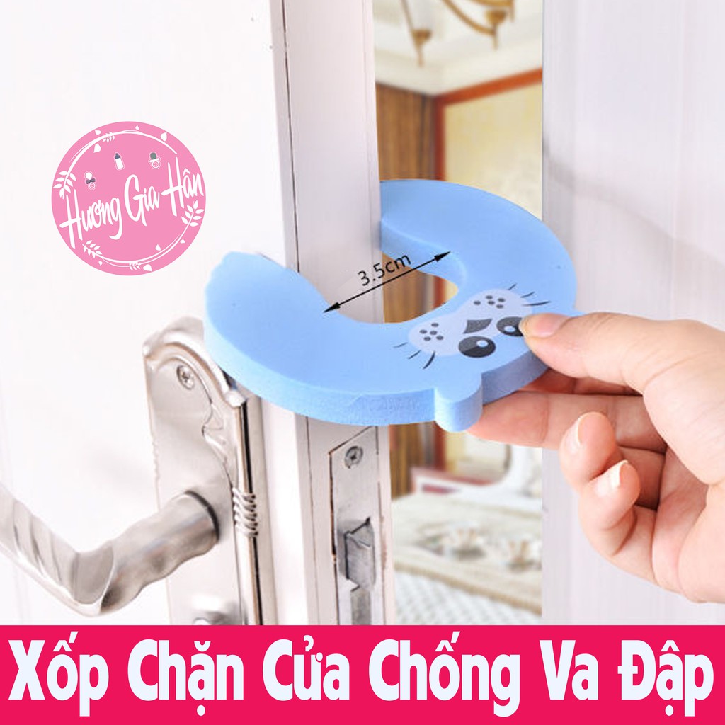 Xốp Chặn Cửa Chống Va Đập Hình Thú Nhiều Màu Ngộ Nghĩnh (1 Chiếc)