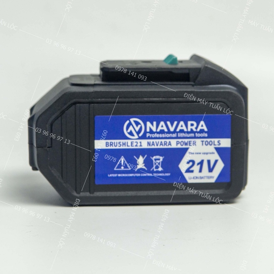 Máy Siết Bulong NAVARA NVR-6004 đông cơ không chổi than, Pin 15 cell