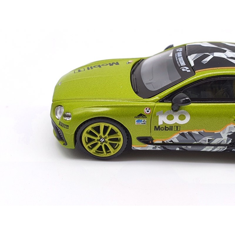 Xe Mô Hình Bentley Continental GT 2019 LHD 1:64 MiniGT ( Xanh Lá )