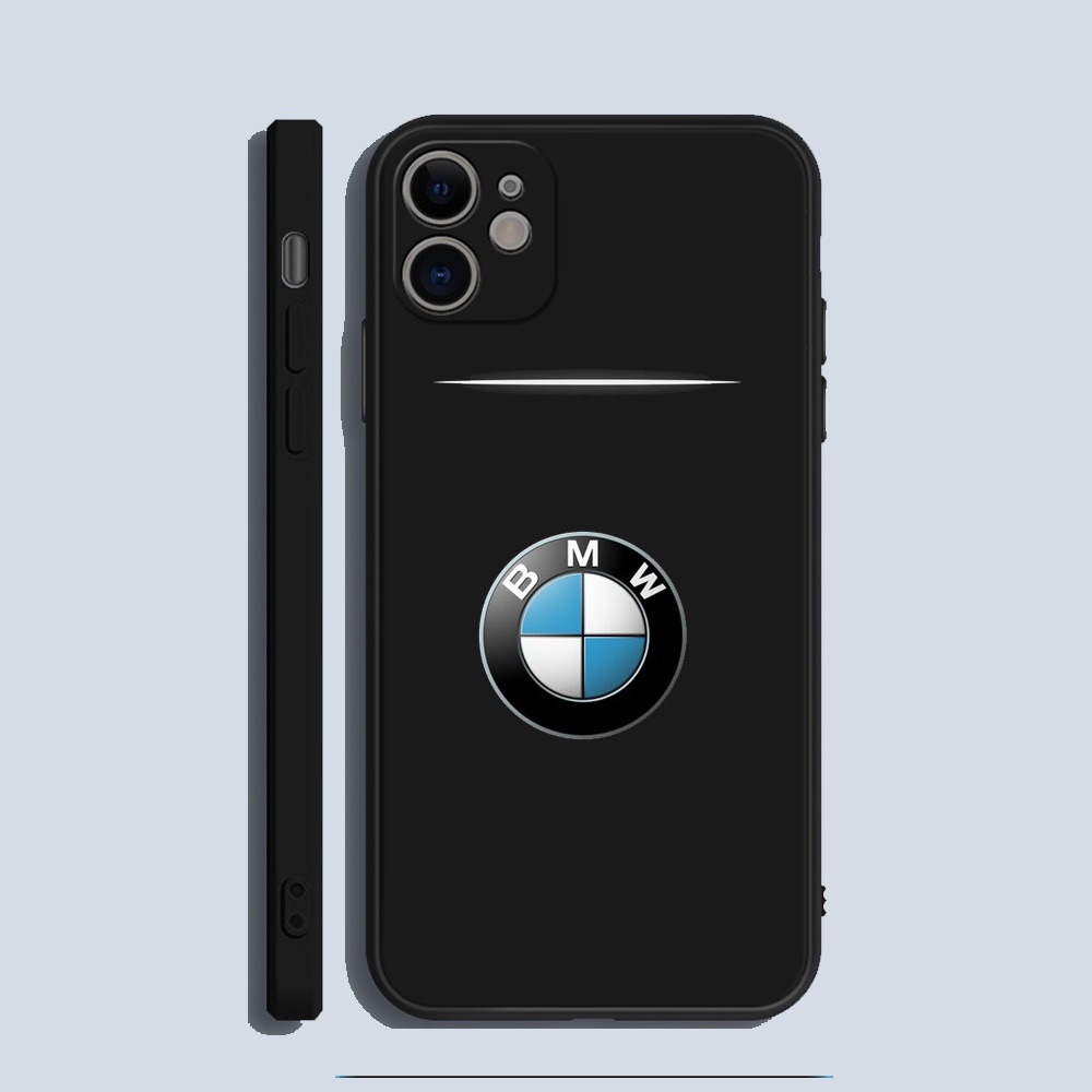 Ốp Lưng IPhone Cạnh Vuông in hình Logo Thương Hiệu Xe Ô Tô, BVC Cho Iphone6/6s/7/8/7plus/8plus/6plus/6splus/11/11pro//11