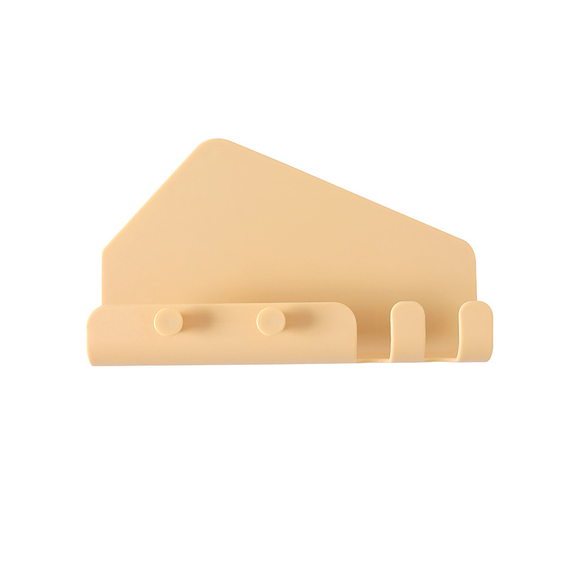 Giá đỡ điện thoại/ máy tính bảng gắn tường có 4 móc đa năng sáng tạo