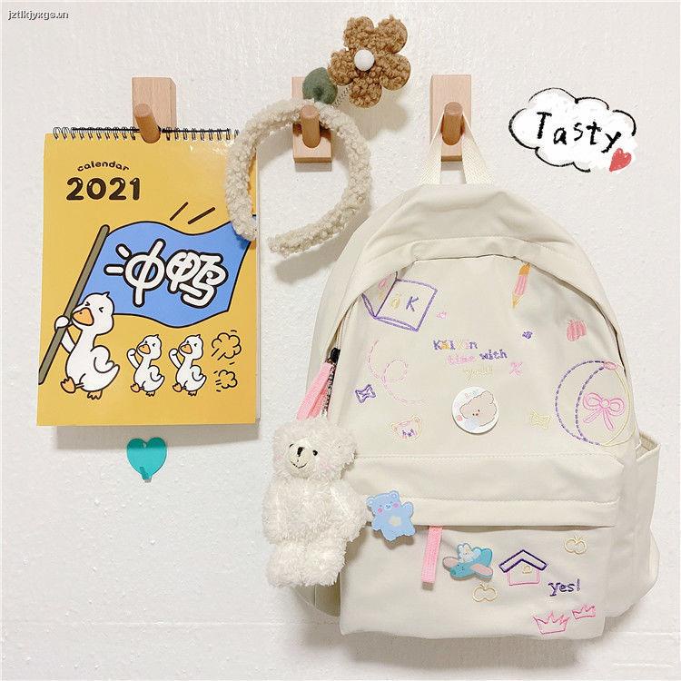 Ba Lô Đi Học Phong Cách Harajuku Hàn Quốc Dễ Thương Cho Nữ