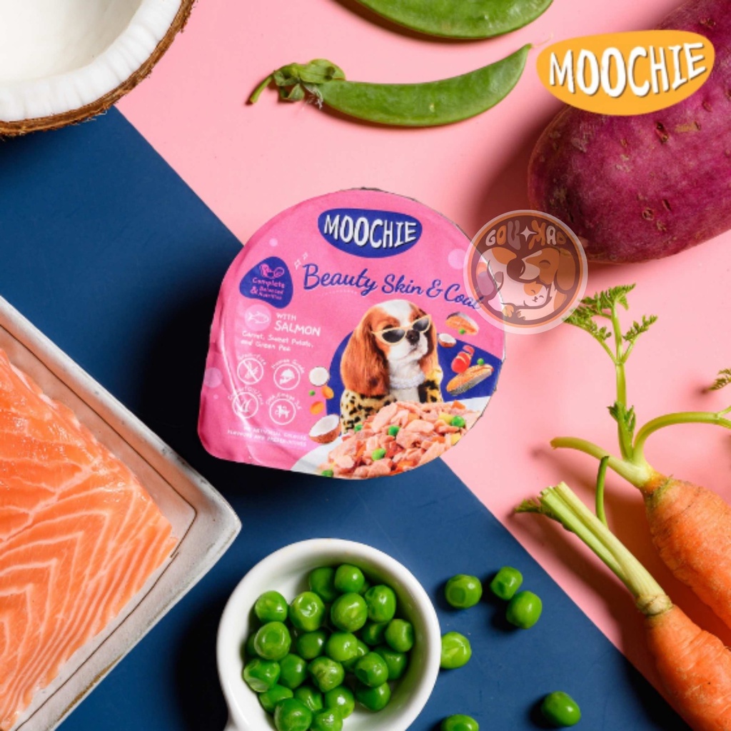 Pate cho chó mèo Moochie lon 85g hũ nhiều vị thương hiệu Thái Lan - Goumao pet