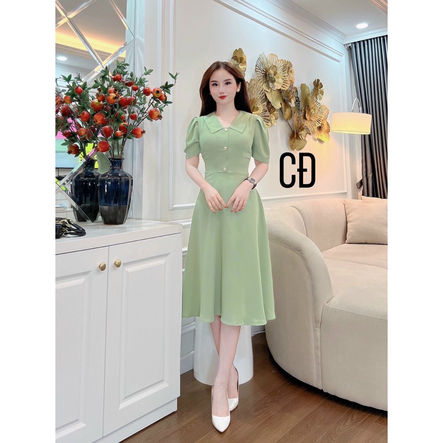 Thời trang váy đầm SEIN - Chất thái lạnh mềm mịn mát - Váy xòe mã V19