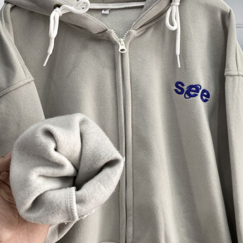 ÁO KHOÁC SEE 2 MÀU ẢNH THẬT UNISEX