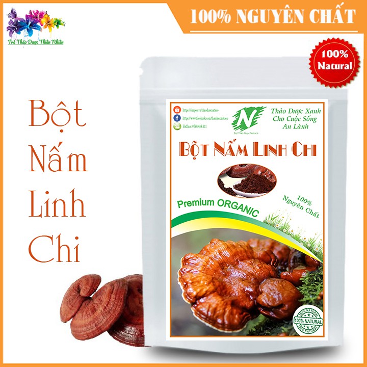 Bột Nấm Linh Chi Cao Cấp 50g, 100g, 200g