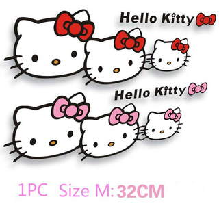 Decal DáN Trang Trí HìNh Hello Kitty Cho Xe Hơi